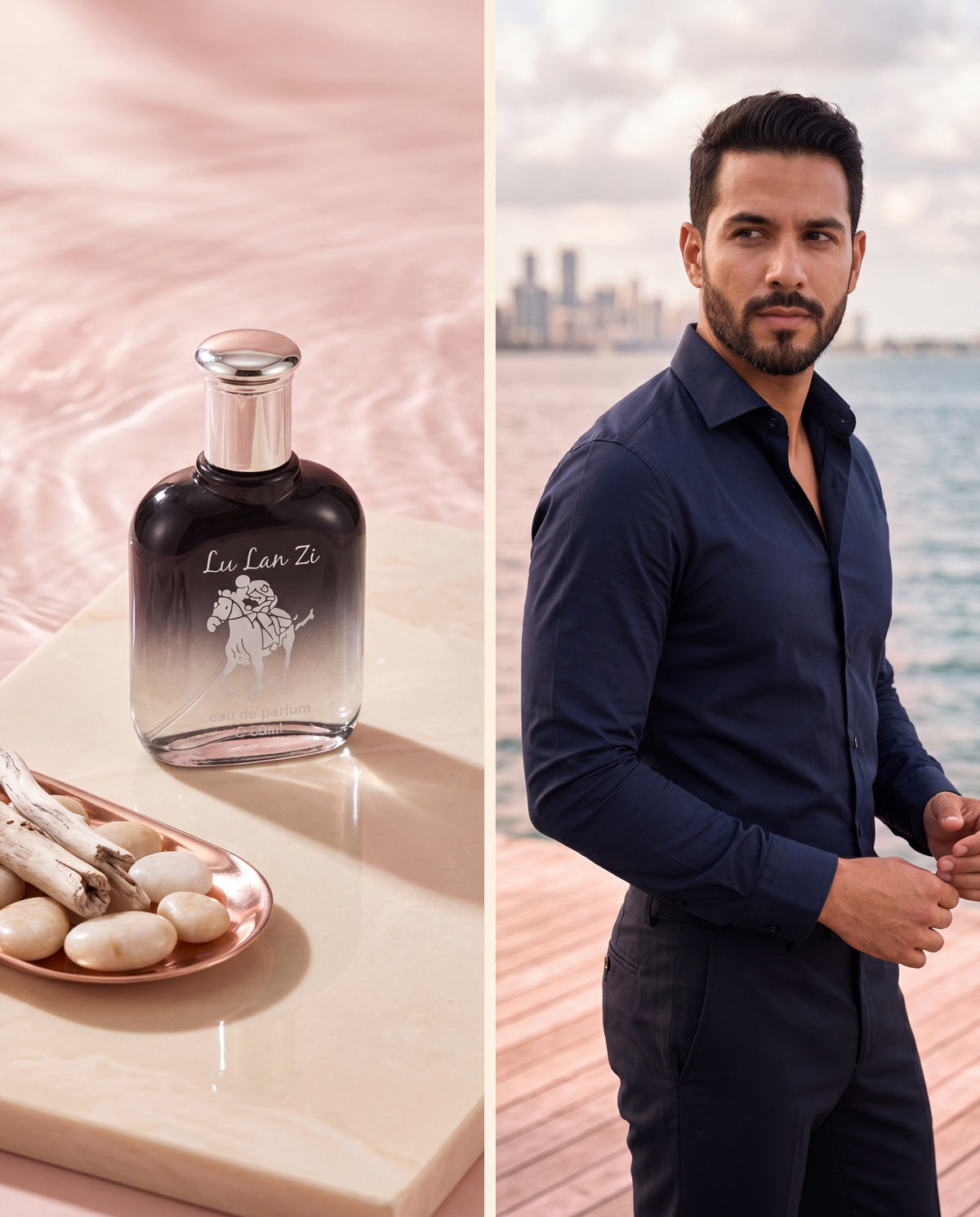 "Rulanzi Men's Eau de Cologne - Fresh Oceanic Scent" - premium-split-layout